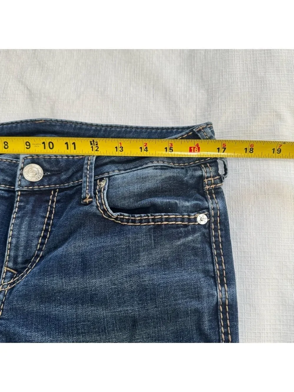 True Religion Billie Mid Rise Women's Straight Leg Jeans SZ 31 - Picture 8 of 12